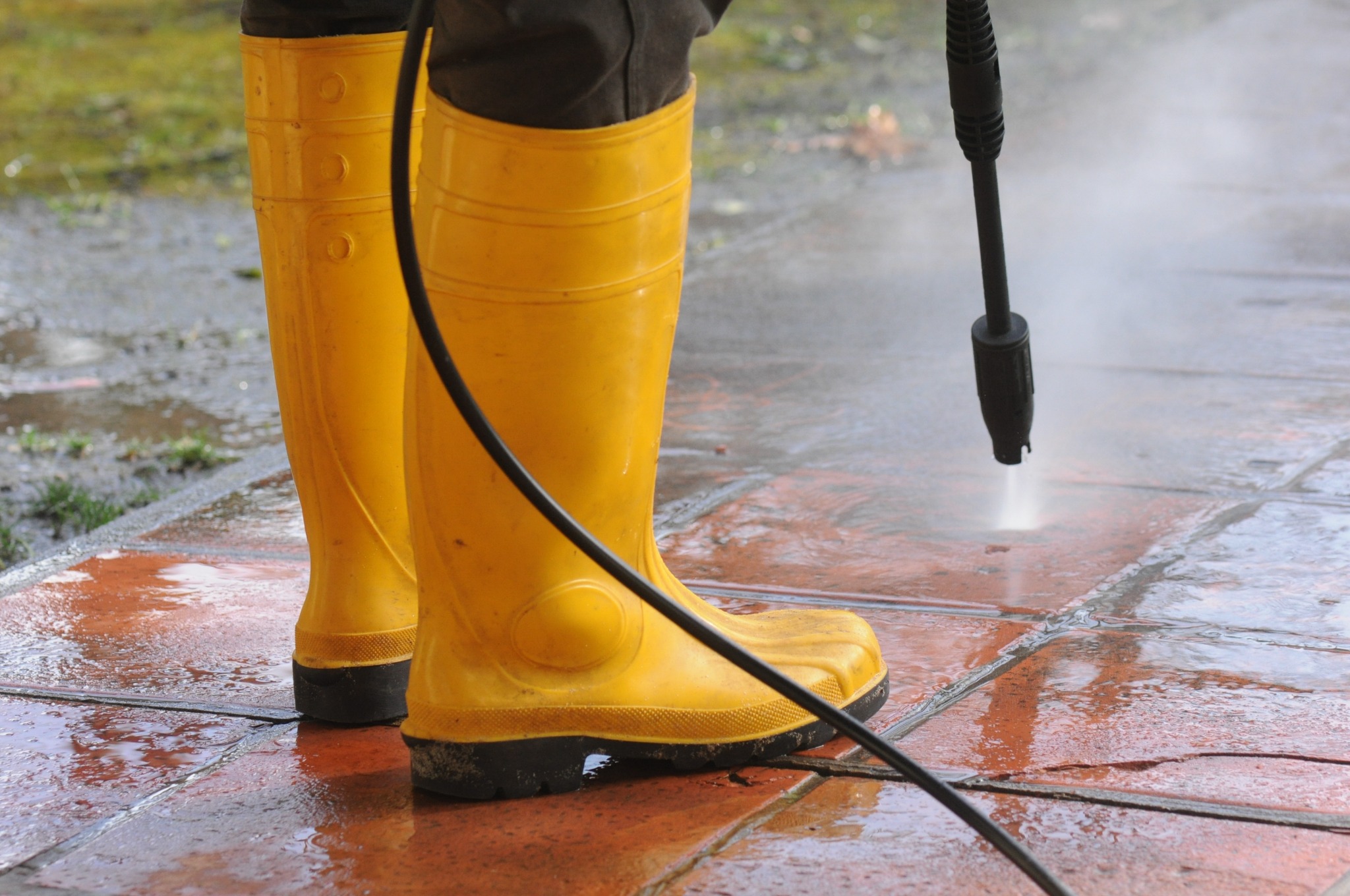 Professional pressure washing